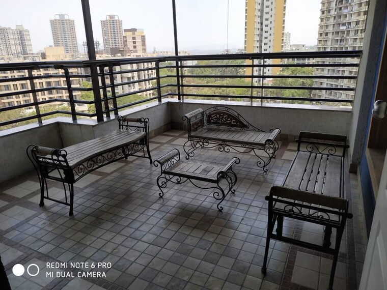 Balcony, cosmos-park 3 Bedroom 1350 Sq.Ft. Apartment In Ghodbunder Road Thane 9804686