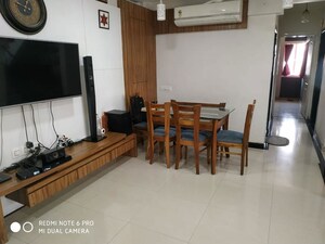 Living Room in 3 BHK Apartment at Cosmos Park, Ghodbunder Road – for Rent