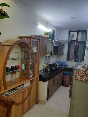 Kitchen in 2 BHK Builder Floor at Shri Devaji Residency, Dhakoli – for Rent