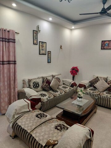 Living Room in 2 BHK Builder Floor at Shri Devaji Residency, Dhakoli – for Rent