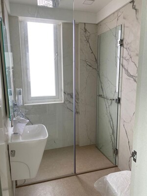 Bathroom in 1 BHK Apartment at Bandra West – for Rent