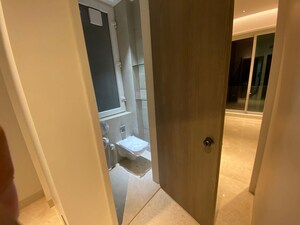 Bathroom in 1 BHK Apartment at Bandra West – for Rent