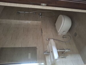 Bathroom in 3 BHK Apartment at Adani Ten BKC, Bandra East – for Rent