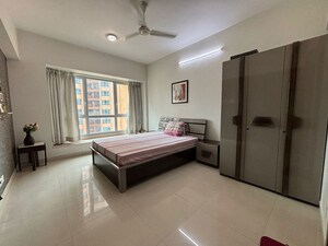 Living Room in 4 BHK Apartment at Oberoi Realty Woods, Goregaon East – for Rent