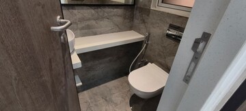 Bathroom in 3 BHK Apartment at LnT Veridian, Powai – for Rent