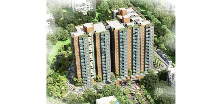Exterior View, trendsquares-ambience 2 Bedroom 1195 Sq.Ft. Apartment In Thanisandra Main Road Bangalore 9805108