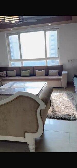 Living Room in 4 BHK Apartment at 3C Lotus Boulevard Espacia, Sector 100 – for Rent