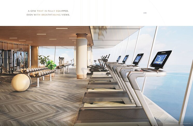 Gym, shapoorji-pallonji-the-canvas-residences 2 Bedroom 626 Sq.Ft. Apartment In Sewri Mumbai 9805102