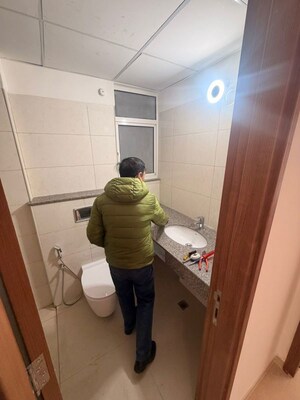 Bathroom in 2 BHK Apartment at Godrej Woods, Sector 43 – for Rent