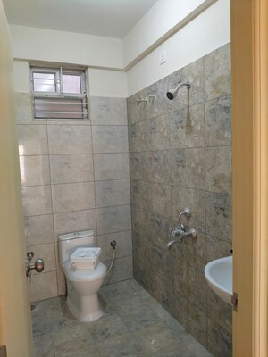 Bathroom in 3 BHK Apartment at Bhavisha Meadows, Chandapura – for Rent