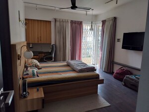 Living Room in 4 BHK Apartment at Metro Jazz, Baner – for Rent