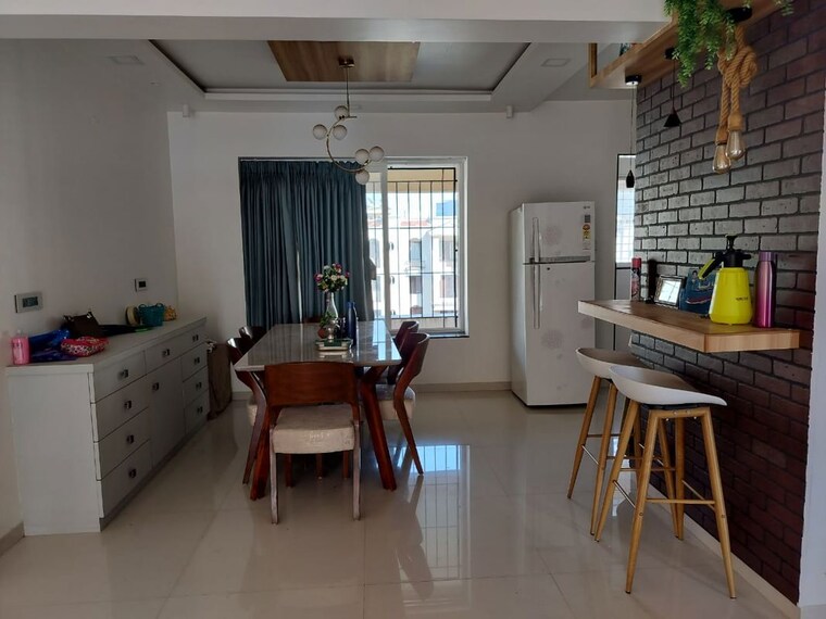 Living Room, metro-jazz 4 Bedroom 3000 Sq.Ft. Apartment In Baner Pune 9805710