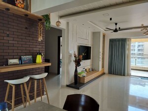 Living Room in 4 BHK Apartment at Metro Jazz, Baner – for Rent