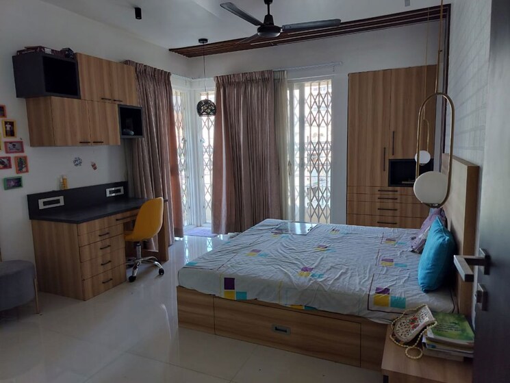 Bedroom, metro-jazz 4 Bedroom 3000 Sq.Ft. Apartment In Baner Pune 9805710