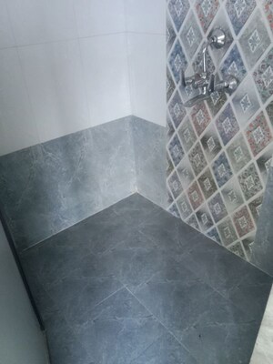 Bathroom in 1 BHK Apartment at Navkar City Phase II, Naigaon East – for Rent