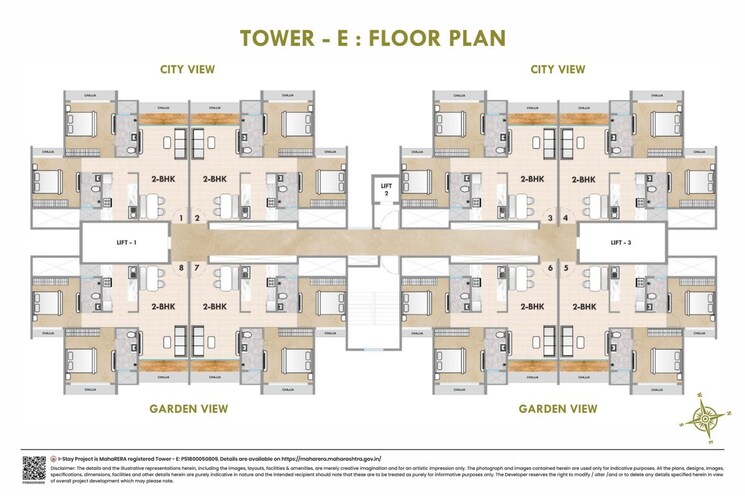 Floor Plan, starwing-i-stay 1 Bedroom 406 Sq.Ft. Apartment In Andheri East Mumbai 9805976