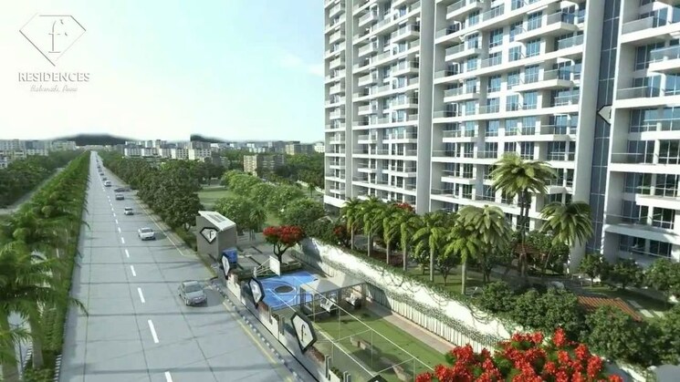 Exterior View, nahar-f-residences 3 Bedroom 1600 Sq.Ft. Apartment In Balewadi Pune 9806123