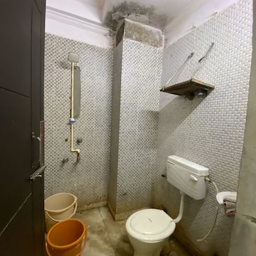 Bathroom in 2 BHK Builder Floor at Chattarpur – for Rent