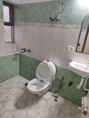 Bathroom in 2 BHK Builder Floor at RWA Apartments Sector 19, Sector 19 – for Rent