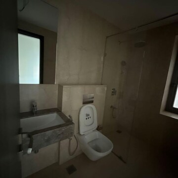 Bathroom in 4 BHK Apartment at Piramal Mahalaxmi, Arthur rd – for Rent