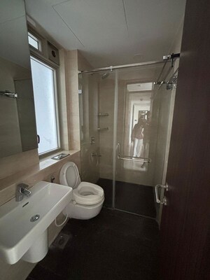 Bathroom in 3 BHK Apartment at Lodha Kiara, Worli – for Rent