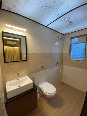 Attached Bathroom in 2 BHK Apartment at Alphaite Azure Residences, Versova – for Sale