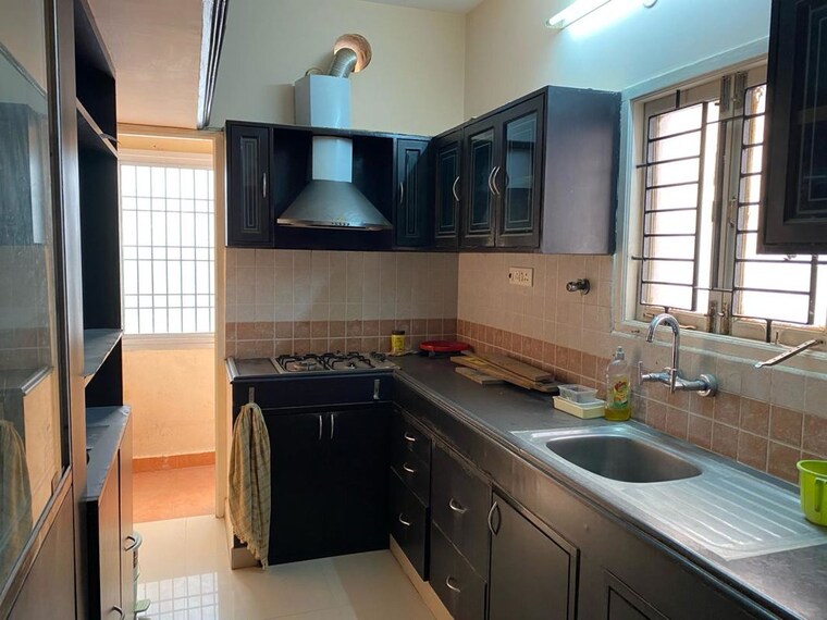 Kitchen, puzhuthivakkam 2 Bedroom 850 Sq.Ft. Apartment In Puzhuthivakkam Chennai 9806724