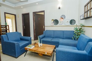 Living Room in 2.5 BHK Apartment at Nirala Estate II, Tech Zone 4 Greater Noida – for Rent