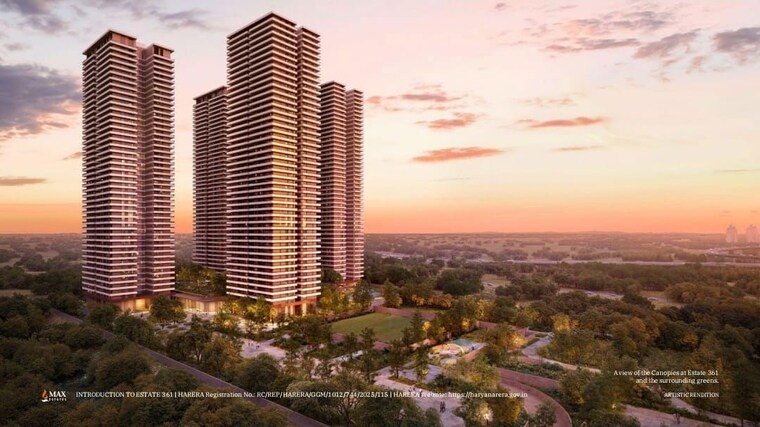 Exterior View, max-estate-361 3 Bedroom 2693 Sq.Ft. Apartment In Sector 36a Gurgaon 9806846