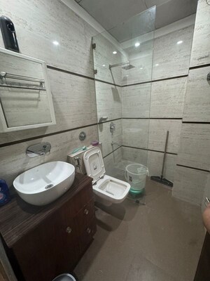 Bathroom in 3 BHK Builder Floor at Prem Bansal Sapphire Court, Patiala Road – for Sale