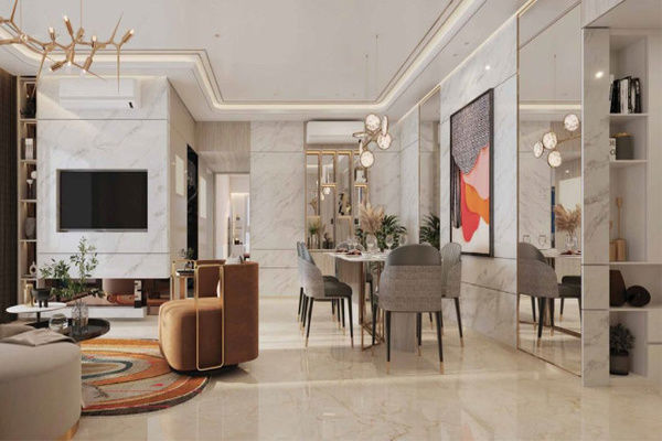 4 BHK + Extra Room 2074 Sq.Ft. Apartment in Lodha Estilo