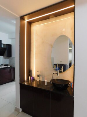 Bathroom in 3 BHK Apartment at INDIS Viva City, Kondapur – for Rent