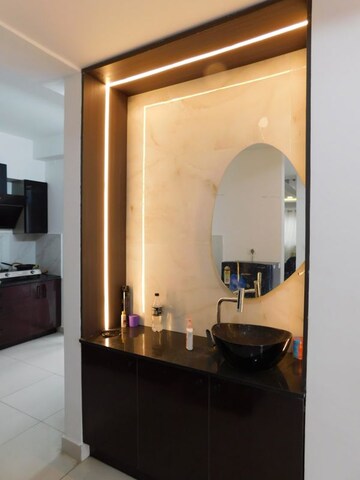 Bathroom in 3 BHK Apartment at INDIS Viva City, Kondapur – for Rent