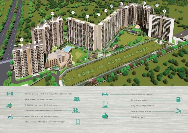 Master Plan, kashish-manor-one 3 Bedroom 2325 Sq.Ft. Apartment In Sector 111 Gurgaon 9807121
