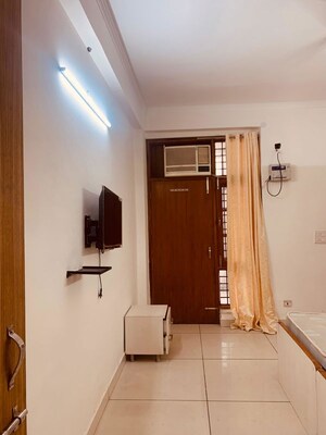 Building Lobby in 1 RK Independent House at Sector 35 – for Rent