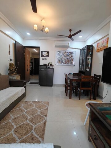 Living Room in 2 BHK Apartment at Lake Home, Powai – for Rent