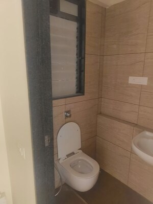 Bathroom in 2 BHK Apartment at Chandak 34 Park Estate, Goregaon West – for Rent