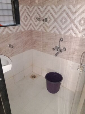 Bathroom in 1 BHK Apartment at Ritu Gardenia, Naigaon East – for Rent