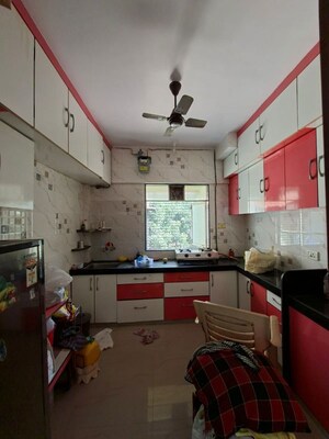 Kitchen in 1 RK Apartment at Yogi Ashram, Borivali West – for Rent