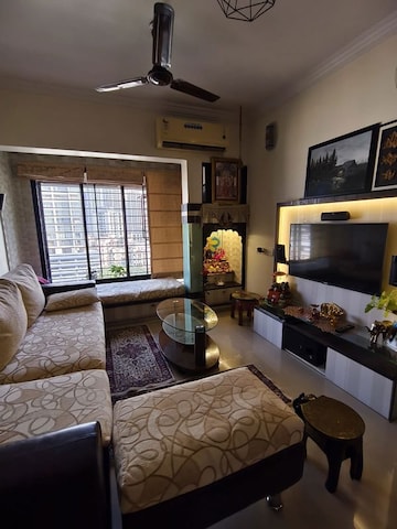 Living Room in 2 BHK Apartment at Swapnalok Towers, Malad East – for Rent
