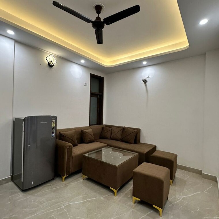 Living Room, chattarpur 1 Bedroom 650 Sq.Ft. Builder Floor In Chattarpur Delhi 9807438