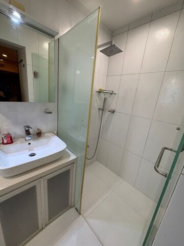 Bathroom in 3 BHK Apartment at Bandra West – for Rent