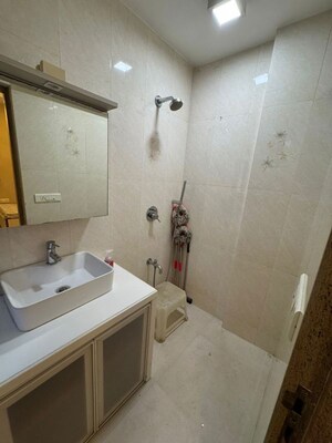 Bathroom in 3 BHK Apartment at Bandra West – for Rent
