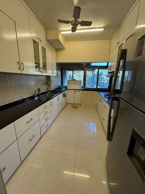 Kitchen in 3 BHK Apartment at Bandra West – for Rent