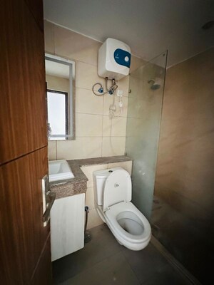 Bathroom in 3 BHK Apartment at Puri Anand Villas Phase II, Sector 81 – for Rent