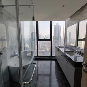 Staircase in 4 BHK Apartment at Rustomjee Crown, Gokhale Road – for Rent