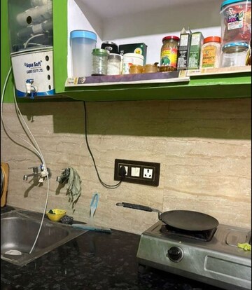 Kitchen in 1 BHK Apartment at Udaiganj – for Rent