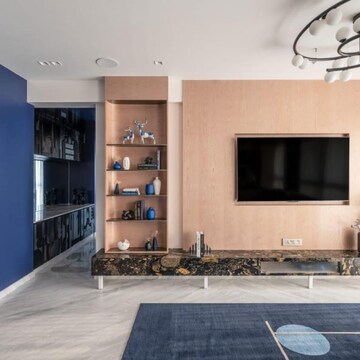 Living Room in 4 BHK Apartment at Hubtown 25 South, Agar Bazar – for Rent