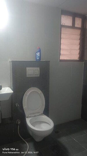 Bathroom in 2 BHK Apartment at Shapoorji Pallonji Joyville Hadapsar Annexe, Hadapsar – for Rent