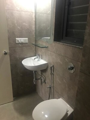 Bathroom in 3 BHK Apartment at South Bopal – for Rent